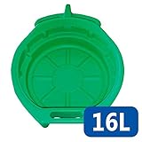 Capacidad de 16 LITROS. Recogedor de Aceite de 16 litros Recipiente Coches Profesional Verde