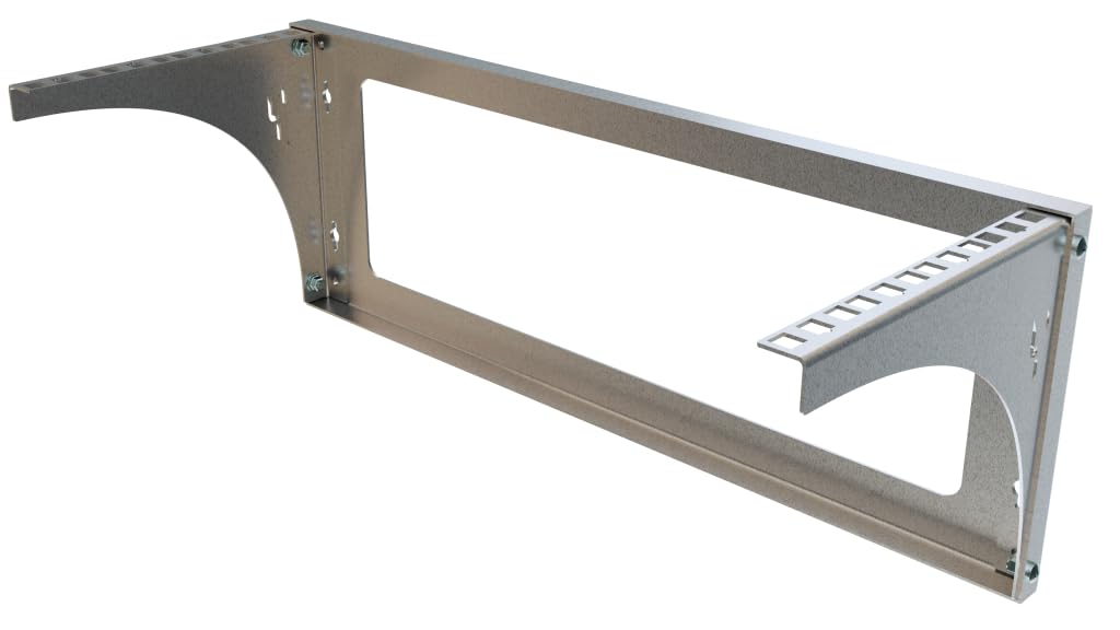 Rack Da Parete 19 Pollici 4U Stalflex - Scaffale Per Server E Apparecchiature Di Rete, Portata 80kg, Acciaio Resistente - Foto 2