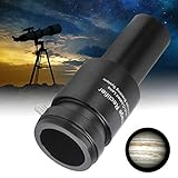Mit M42-Gewinde zum Anschluss der Kamera, kombinierbar mit verschiedenen 1,25 Zoll astronomischen Teleskopen.