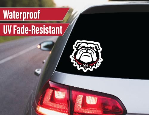 Image of Georgia Bulldogs Stickers & Decals 14 Pc UGA Set for Car & Water Bottle