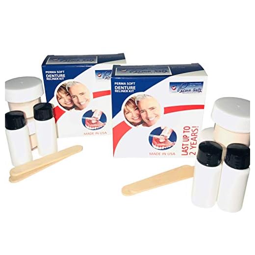 Perma Soft Denture Reline Kit- 2 Boxes (relines 4 dentures)
