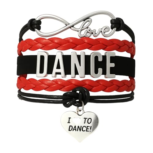Infinity Collection Dance Bracelet- Girls Dance Jewelry - Gift For Dance Recitals, Dancers and Dance Teams