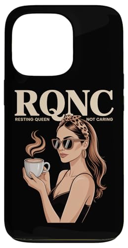 RQNC Resting Queen Not Caring ]T̏ R[q[ TOX X}zP[X iPhone 13 Pro p