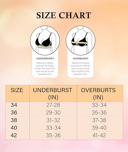 Image of GLAMORAS Nylon Blend Full Coverage Minimizer Everyday Bra for Women | Seamless, Wirefree, Padded Everyday Bra with Soft Cups | Size: 34-42, B Cup