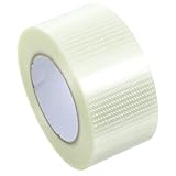 GARVALON Selbstklebendes Glasfaser reparaturband Wasserfestes Flickenband für Zelte Planen Markisen Stark Haftendes Gewebeband für Trockenbau Karton Verpackung Reißfest und Rückstandsfrei