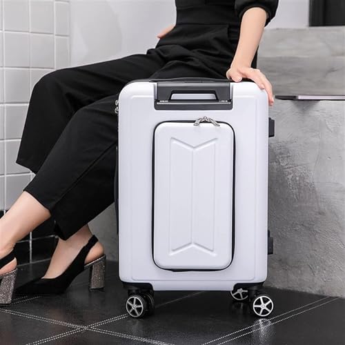 Travel Suitcase Luggage Suitcase Piece Set Carry On ABS+PC Spinner Trolley With Pocket Compartmnet Carry-on Luggage (Color : C, Size : 24")3