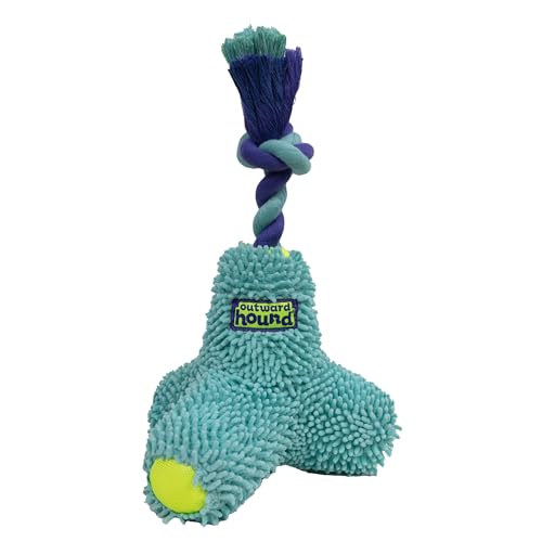 Outward Hound FlyFetch ���[�v�^�O�h�b�O�g�C�A�X�N�b�J�[�t���ʂ�����݃{�f�B�A�����̃e�N�X�`���A���ɕ����A���ׂĂ̕i��A27.9 cm