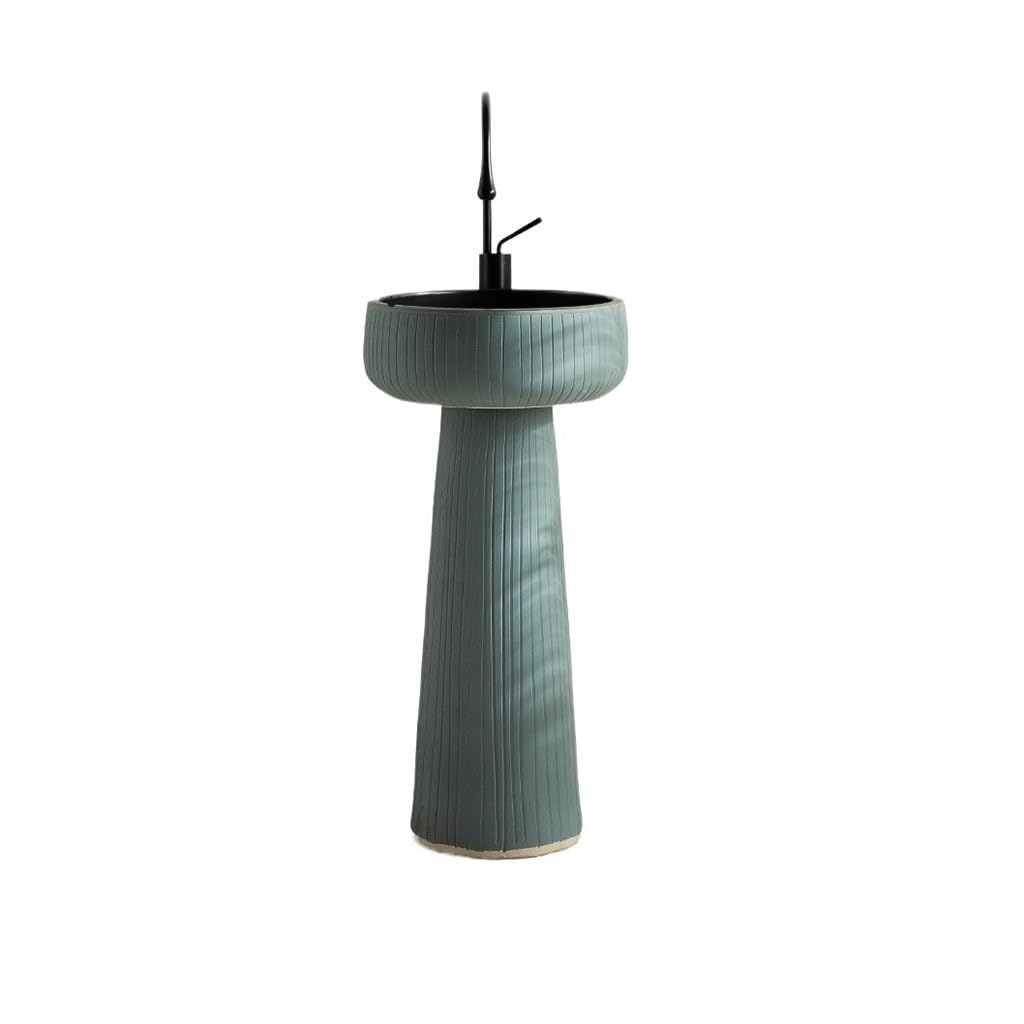Rkvxcjhdr A Pedestal Sink Vertical Washbasin Bathroom Bathroom Sink, Vill Outdoor Column Sink Bathroom Sinks