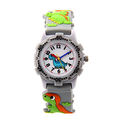 ele ELEOPTION Kids Watch for Girls Boys Analog Watch, Waterproof Toddlers Digital Watch 3D Cute Cartoon Silicone Strap Watches for Kids Birthday Gift