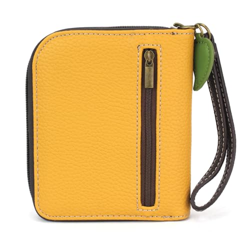 Image of CHALA Zip Around Wallet, Wristlet, 8 Credit Card Slots, Sturdy Pu Leather