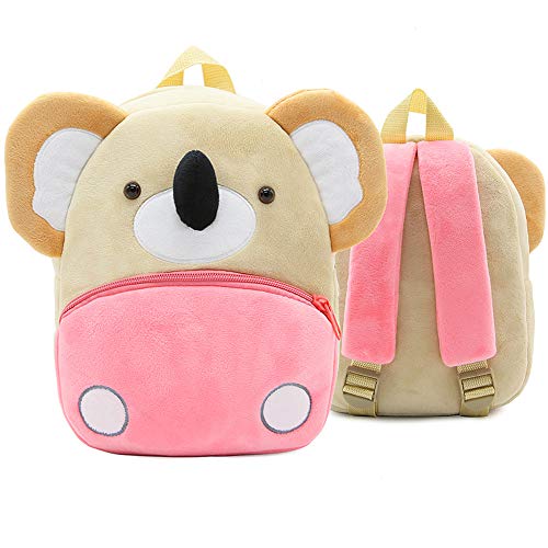 Litthing Mochila Infantil Peluche Escuela Bolsa de Dibujos Animados para Niña y Niño
