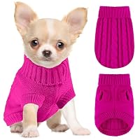 3er Set Hundepullover Aus Weichem Fleece – Warme Winterkleidung Für Kleine Hunde Wie Chihuahua & Yorkie