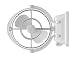 Caframo Sirocco II. Mounted Fan. 360 Airflow. Ultra Quiet, 12/24V Compatible. White.