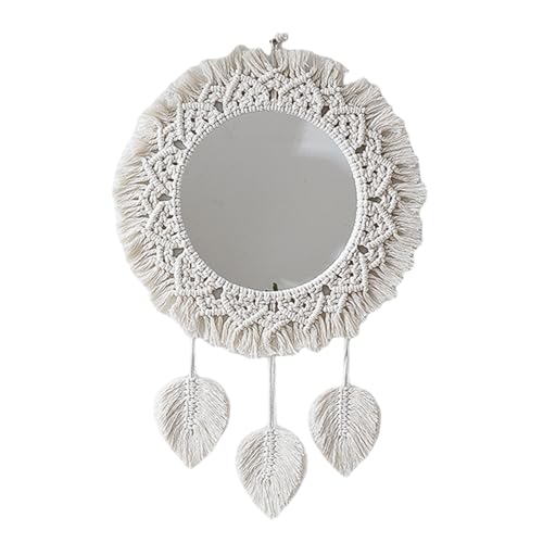 Miroir mural à suspendre rond Morain pour décoration d'intérieur