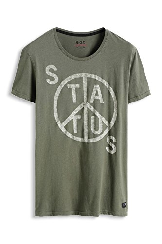 Edc by Esprit mit Print-Slim Fit T-Shirt Uomo