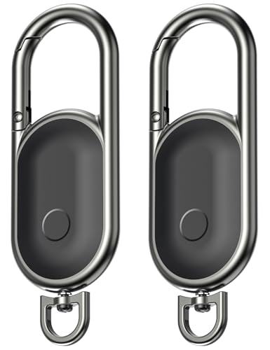 2026 Smart Air Tracker Tag 2 Pack Neuer Schlüsselfinder KeyFinder mit Apple Wo ist? zertifiziert (Nur iOS) Integrierter Metall-Schlüsselanhänger für Schlüssel Taschen Gepäck Mit Ersatzbatterie