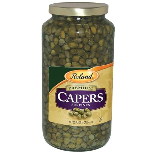 Roland Premium Surfine Capers, 32 Ounce