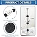 Stainless Steel Paper Towel Holder – Heavy-Duty Base & Suction Cup, Non-Slip for Countertops, One-Hand Tear Design, Fits All Roll Sizes