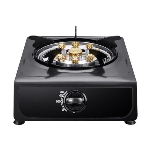Cocina De Gas, Estufa De Mesa De Gas Natural Licuado De 5,2 KW, De Un Solo Quemador De Acero Inoxidable, For Comedor De Restaurante Doméstico.(NG)