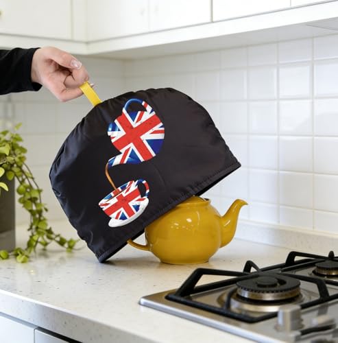 Tetera con la bandera británica, el regalo de viaje de Inglaterra ideal 5