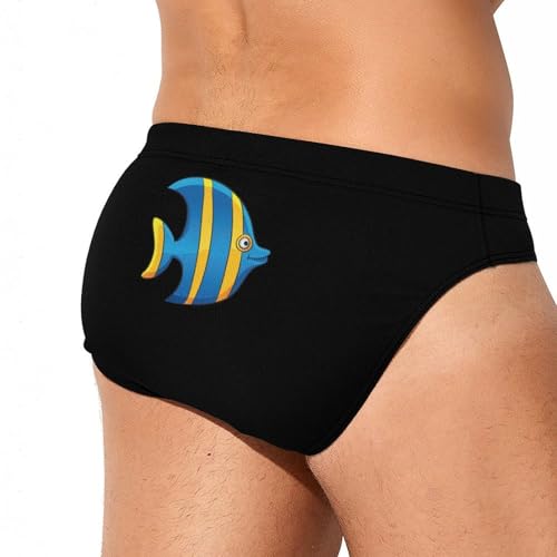 Beautifuls Tropical Fish Mens Swim Briefs Bikini Sexy Low Rise Trunks Swimsuit Bathing Suit Beach3