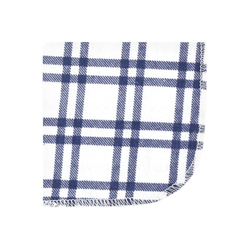 Image of Hudson Baby Unisex Baby Flannel Cotton Poly Washcloths, Construction Work 12Pk, One Size