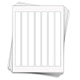 35 Wrap Around Jar Labels for 2 oz and 4 oz Cosmetic Containers, 9 x .93, Professional Weatherproof