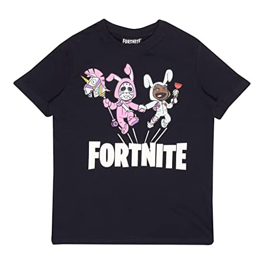 Fortnite Pojkens kanin Trouble T-shirt, Marinblått Xsp, 14-15 År