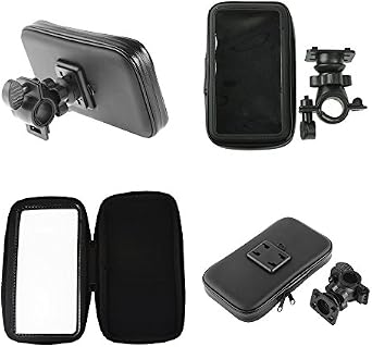 Professional Support for Bicycle Handlebar and Rotatable Waterproof Motorcycle 360 for NOKIA 5800 XPRESSMUSIC - Black