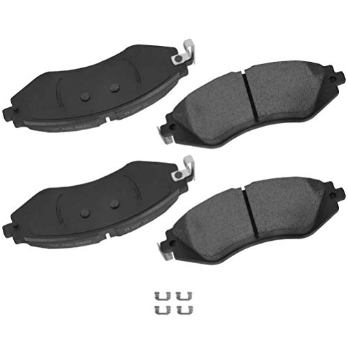 Front Ceramic Brake Pad Set ACZCR Brake Pads w/Hardware:D1035-7779