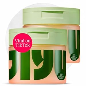 Toning Polish Pads – Korean Skincare for Dark Spots, Wrinkles & Dull Skin – Hydrating Facial Treatment with Snail Mucin, Niacinamide, Peptides & Centella – 2-Pack, 200 Pads