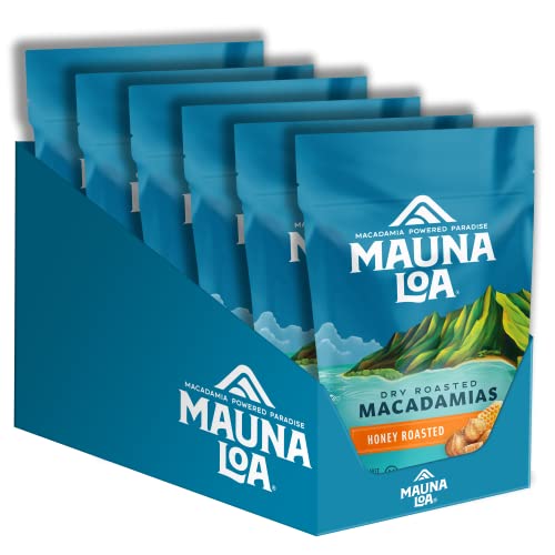 Mauna Loa Premium Hawaiian Roasted Macadamia Nuts, Honey Roasted Flavor, 4 Oz (Pack of 6) image 5