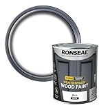 RONSEAL ASINOAUK30K 10 Year Weatherproof Paint, White Satin, 750 ml (Pack of 1)
