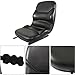 GXYWADY Black Seat with Skid Steer Loader Replacement for Case Backhoe Loader 580C 580D 580E 580L 580M