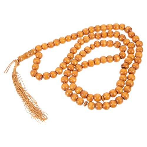 Trä Tasbih radband 99 Muslimsk: Islamiska bönpärlor radband pärlor 10 mm zikr Tasbeeh Misbaha Masbaha Tespih trä pärla halsband