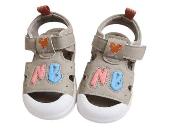 Baby Boys & Girls Open Toe Sandals | Soft Sole First Walker Sandals | Adjustable Hook & Loop Closure | Lightweight Anti-Slip Casual for Infants & Toddlers-image-28