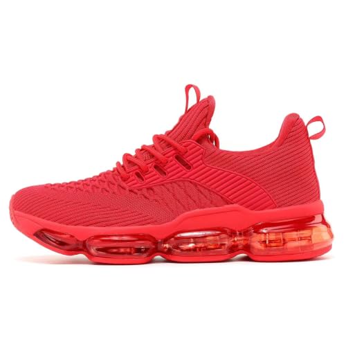Image of Socviis Men's Air Cushion Running Shoes Breathable Tennis Fashion Sneakers Non Slip Workout Casual Sport Shoes Gym Training Comfortable Walking Shoes