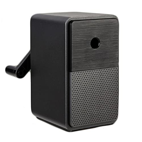 Sacapuntas Manual con Entrada automática de lápiz, 5 Niveles y contenedor de Gran Capacidad para Guardar Objetos. Ideal para Estudiantes y Oficina.