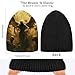 ZRYSMY Beanie Scary Skeleton Angel for Men Women Fashion Unisex Winter Hat Reversible Skull Knit Cap Multi-Colored