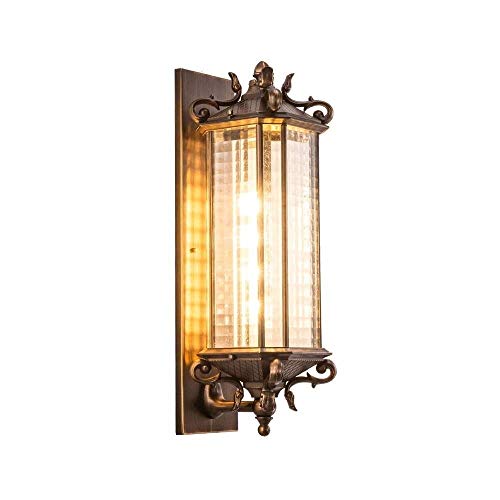 Applique extérieure étanche bronze E27 pour stopper la rouille des façades