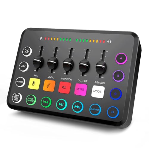FUJI SOUNDMIXER 富士サウンドミキサ－ Amazon | VuiGue ゲーミングオーディオミキサー ストリーミング