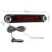 Leadleds Dc 12v Remote Led Car Sign Programmable Scrolling Message Sign Board for Car, Shop, Store (Red)