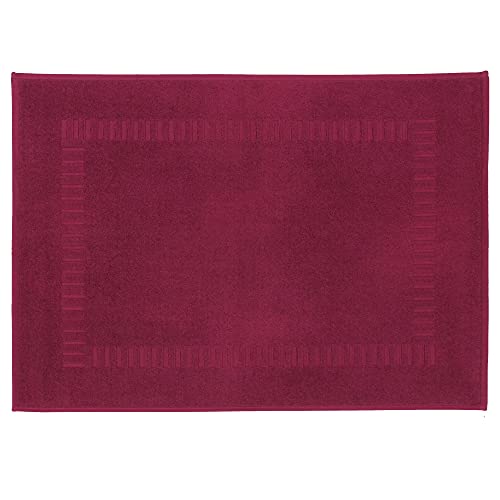 Linnea Tapis de Bain 50x70 cm Pure Bordeaux 700 g/m2