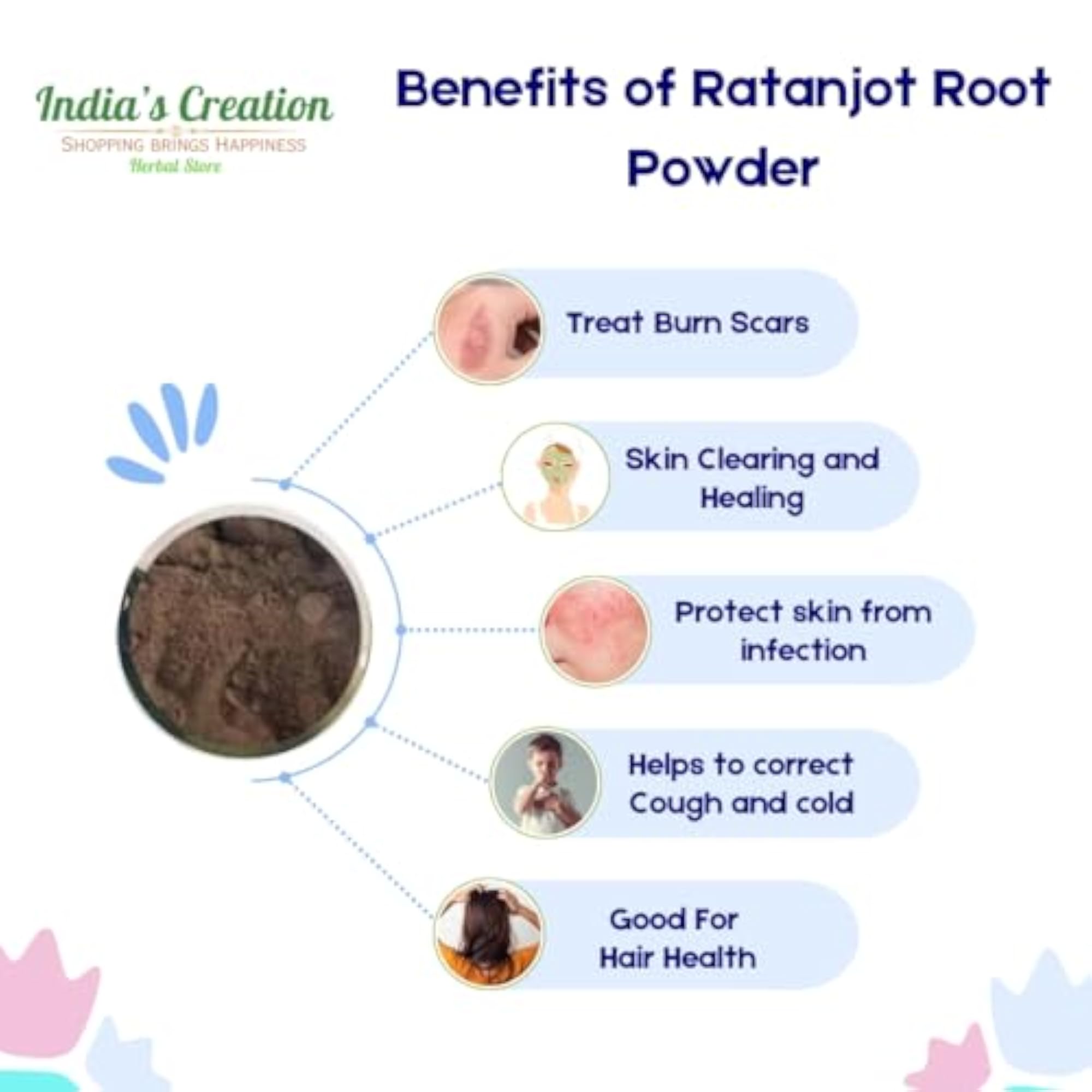 Ratanjot Roots Powder, 250g