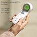 Braun No Touch and Forehead Thermometer - Touchless Thermometer for Adults, Babies, Toddlers and Kids, Color-Coded Fever Guidance, Fast, Reliable, and Accurate Results