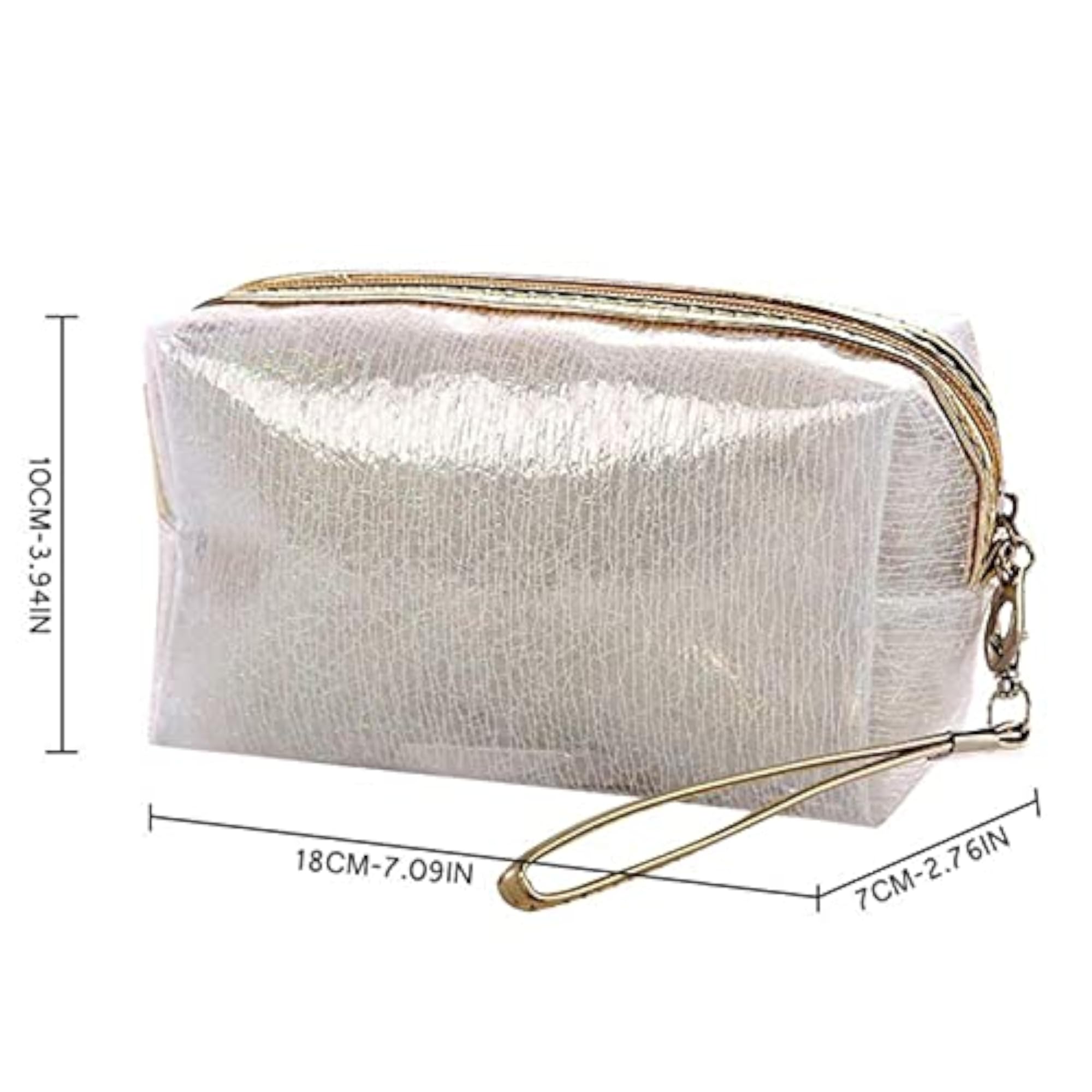 Large Capacity Cosmetic Bag Toiletry Pouch for Travel