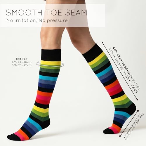 Image of Mysocks Unisex Knee High Stripe Socks