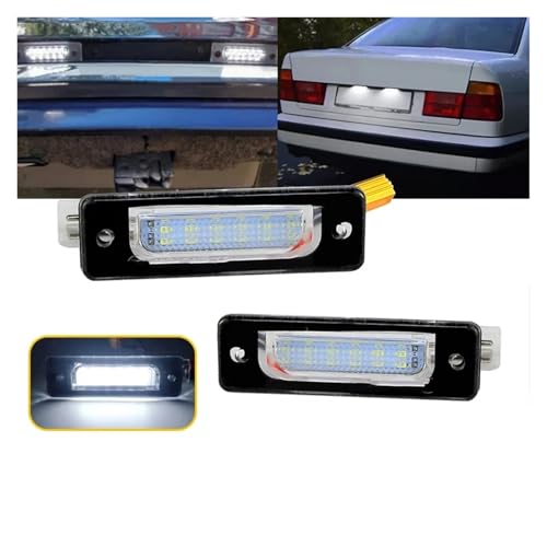 Lámpara número LED con alta luminosidad para BMW E34 E32 trasera 2