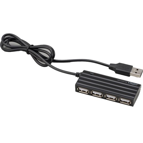 Amazon.co.jp: Digio2 USBハブ4ポート バスパワー 80cmケーブル