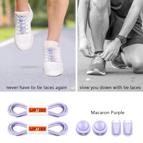 Image of UpUGo Elastic Shoe Laces, No Tie Shoe Laces for All Ages, One Size Fit All